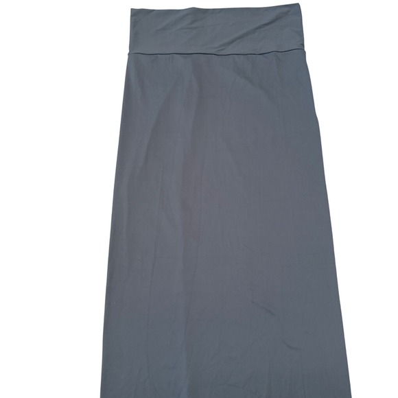 SKIMS Dresses & Skirts - SKIMS Swim Skirt  Long Slip Dress with‎ Slit Gunmetal 3X